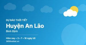 Thời tiết Huyện An Lão Bình Định hôm nay và 16 ngày tới